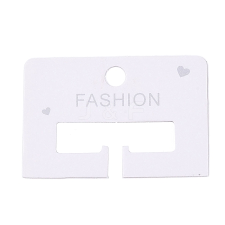 Rectangle Paper Hair Clip Display Cards CDIS-T004-13-1