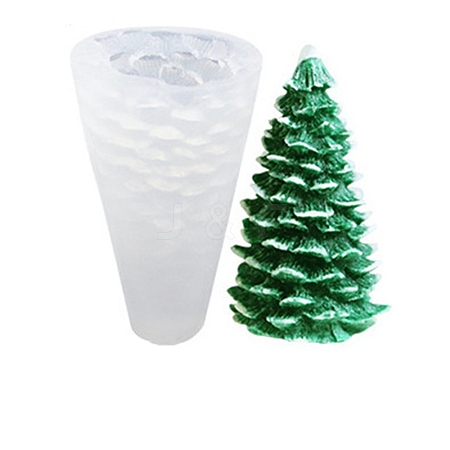 3D Christmas Tree DIY Candle Silicone Molds LS-CAND-B002-02B-1