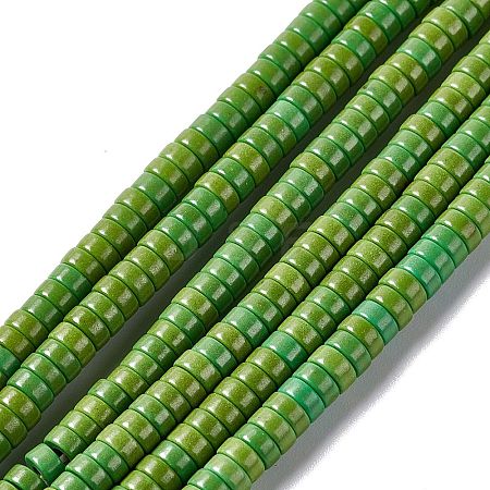 Synthetic Turquoise Beads Strands TURQ-G110-4x2mm-10-1