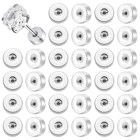 60Pcs 304 Stainless Steel Ear Nuts STAS-UN0064-21A-1