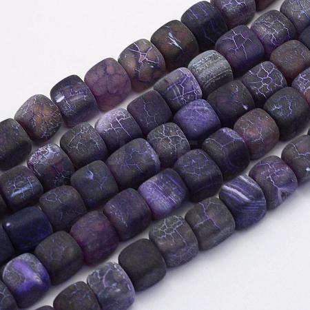 Natural Agate Beads Strands G-G705-10mm-12-1