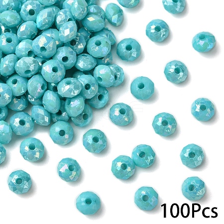 Opaque Acrylic Beads MACR-YW0003-55D-1