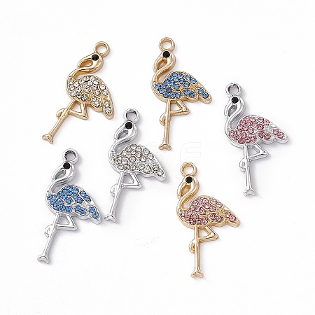 Alloy Rhinestone Pendants PALLOY-P287-16-1