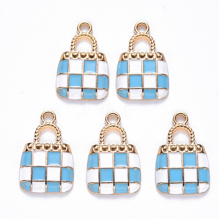 Alloy Enamel Pendants ENAM-N054-006B-1