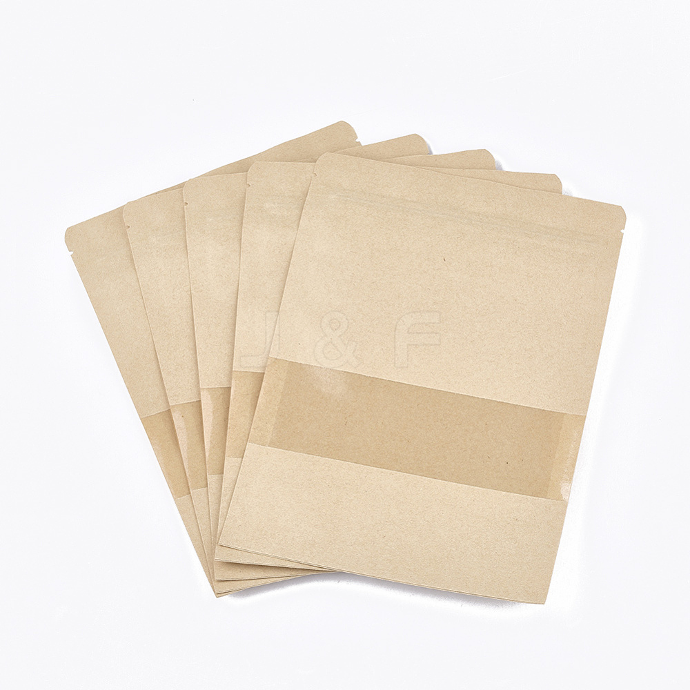 Wholesale Resealable Kraft Paper Bags - Jewelryandfindings.com