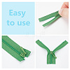 DELORIGIN 20Pcs 20 Colors Polyester & Plastic Mini Zip-fastener FIND-DR0001-10-3