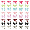 40Pcs 8 Colors Spray Painted Opaque Acrylic Beads MACR-TA0002-66-1