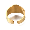 304 Stainless Steel Cuff Rings for Women RJEW-S241-07G-3