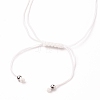 Braided Nylon Thread Anklets AJEW-AN00335-02-3