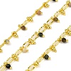 Handmade Faceted Natural Tourmaline Beaded Chains CHC-L050-01G-09-1