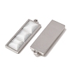 303 Stainless Steel & Cat Eye Pendants CE-CBA1E47-05P-2