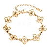 304 Stainless Steel Link Chain Bracelets for Women BJEW-A161-01B-G-2