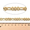Ion Plating(IP) 304 Stainless Steel Figaro Chains CHS-V001-03G-2