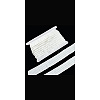 10 Yards Polyester Pleated Satin Wrinkle Ribbon OCOR-FG0002-47A-7