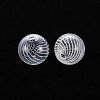 Transparent Handmade Blown Glass Globe Beads GLAA-T012-33C-2