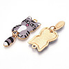 Alloy Enamel Pendants FIND-Q102-12I-2