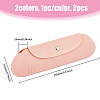 HOBBIESAY 2Pcs 2 Colors Silicone Storage Bag for Cosmetics AJEW-HY0001-62-2
