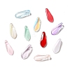 Spray Painted Transparent Glass Beads GLAA-J102-04-1