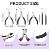 Carbon Steel & Stainless Jewelry Pliers Tool Kits TOOL-TA0001-08-3