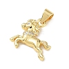 Brass Micro Pave Clear Cubic Zirconia Pendants KK-A303-05F-G-2