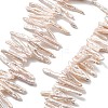 Natural Baroque Keshi Pearl Beads Strands PEAR-P064-02D-02B-2