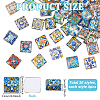 4 Bags Glass Cabochons GGLA-PH0001-75A-2