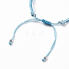 Waxed Polyester Cord Braided Bracelets BJEW-JB05663-02-3