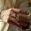 Brass Pave Cubic Zirconia Cuff Open Rings WG57096-01-2
