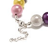 Acrylic Round Beaded Bracelet for Women BJEW-JB07562-5