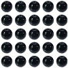 2 Strands Round Natural Black Onyx(Dyed & Heated) Beads Strands G-SP0001-24-1