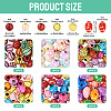 120Pcs 6 Styles Acrylic Beads OACR-TA0003-78-5