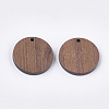 Walnut Wood Pendants WOOD-S054-01A-01-2