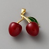 Brass Resin Pendants LS-KK-CJC0030-04G-03-1