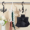 AHADEMAKER 6Pcs 2 Colors Plastic Multi-Function 4-Claw Bag Hangers AJEW-GA0005-65-4