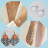 6 Styles Iron & 2Pcs Brass Open Jump Rings IFIN-ME0001-14S-4