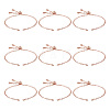 10Pcs Rack Plating Brass Cable Chain Link Bracelet Making KK-TA0001-42C-1