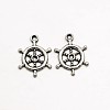 Tibetan Style Alloy Rudder Helm Pendants TIBEP-O009-08-1