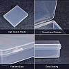 Transparent Plastic Bead Containers CON-BC0004-63-5