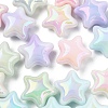 20Pcs UV Plating Acrylic Beads MACR-YW0004-23-2