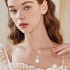 1Pc Natural Baroque Keshi Pearl Freshwater Pearl Round Pendants PEAR-BBC0001-25B-5