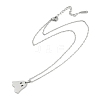 Halloween Series 202 Stainless Steel Cable Chain Ghost Pendant Necklaces LS-NJEW-S005-01P-C-2