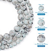 3 Strands 3 Style Natural Sesame Jasper/Kiwi Jasper Beads Strands G-YS0001-05-3