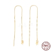 925 Sterling Silver Ear Thread with Peg Bails STER-P047-12G-3
