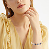 16Pcs 8 Styles Brass Micro Pave Cubic Zirconia Bead Caps ZIRC-TA0001-23S-9