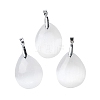 Natural Selenite Big Pendants G-M091-01A-1