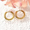 304 Stainless Steel Hoop Earrings for Women EJEW-M068-15H-G-3