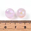 Electroplate Pearlized Glass Pearl Beads EGLA-T021-14C-09-3