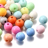 Opaque Acrylic Beads OACR-S071-01B-1