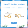 50Pcs Brass Spring Ring Clasps KK-PH0013-18-4