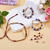 175pcs 5 colors Drawbench Style Dyed Natural Freshwater Shell Beads SHEL-PJ0001-01-6
